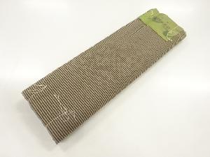 アンティーク　縞織出し丹前地反物